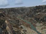 FSX Scenic Flight through the Grand Canyon